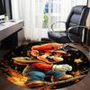 1pc Mario Adventure Office Round Area Rug, Indoor Mat Suitable For Office, Bedroom Living Room Home Decor, Room Deco,  Offic a0928184