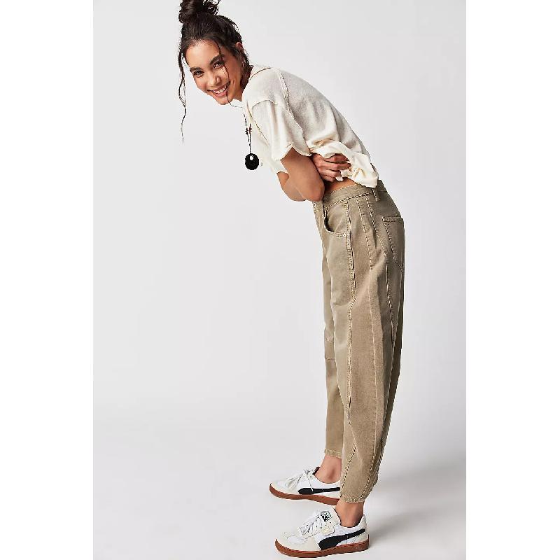 2026 TEMU Fashion Casual Women's Loose Wide-Leg Pants Mid-Low Waist Washed Denim Trousers