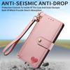 For iPhone 17 Pro Case RFID Blocking Zipper Pocket Leather Wallet Phone Cover with Strap