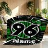 Custom Name Personalized Hannover 96 Football Print Blanket, Home Decor, Bedroom, Sofa, Camping, Couch, Gifts for Birthday Christmas