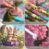 Rabbit Banner Spring Theme Spring Background Spring Display Butterfly Accent Easter Background For Holiday Decor  Shower