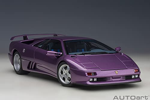 AUTOart 1/18 Scale Lamborghini Diablo SE30 VIOLA SE30/Metallic Purple Finished Product, One Size, 79158
