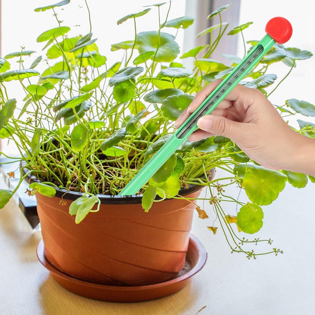 

Soil Meter Thermometer Temperature Tester Tool 10 110 celsius for Garden Lawn Plant белый