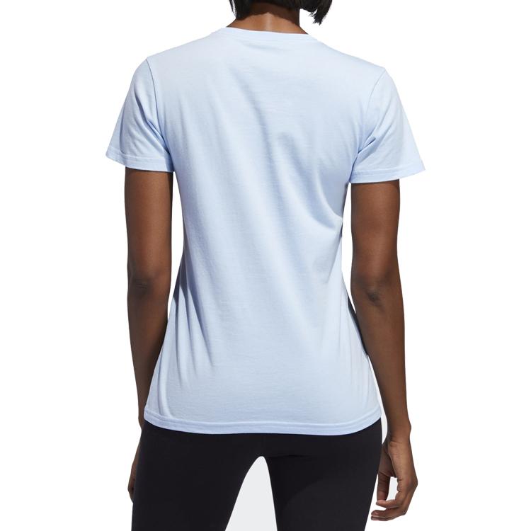 adidas See U SS Training Tee Women Tops Light-Blue ED8170