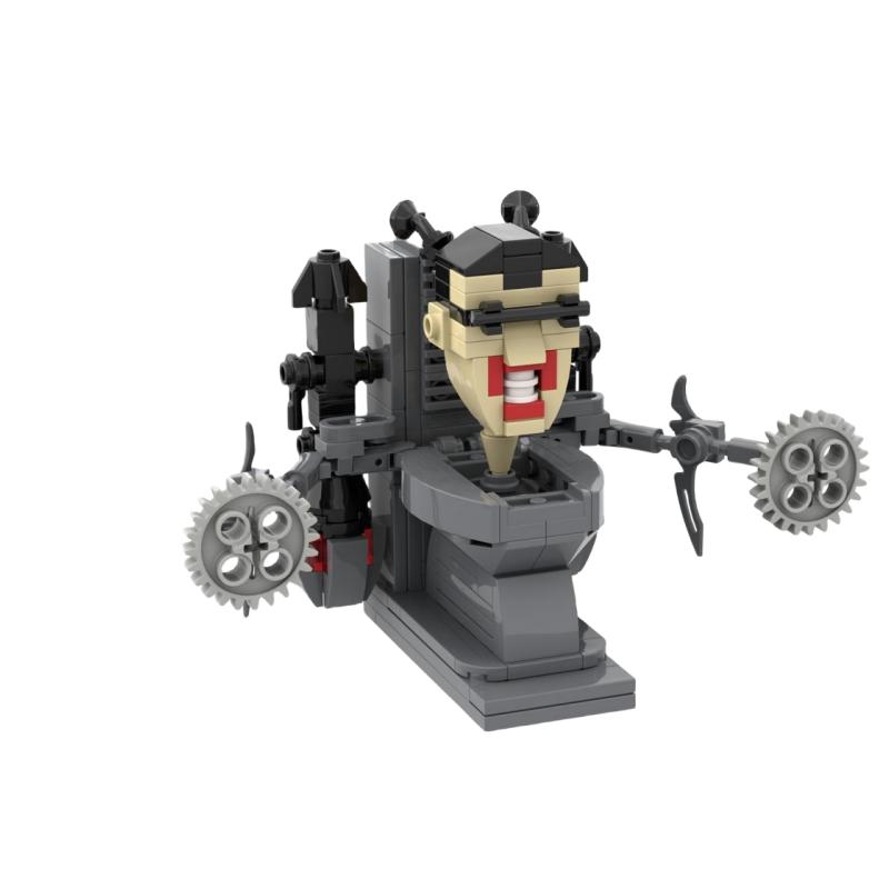 

A Series of Pencil Pen Flying Saucer Skibidi Toilet Builing Blocks Camerman Titan Bricks DIY Figure Model Toy For Assembly Gift (as the picture-48495-)-