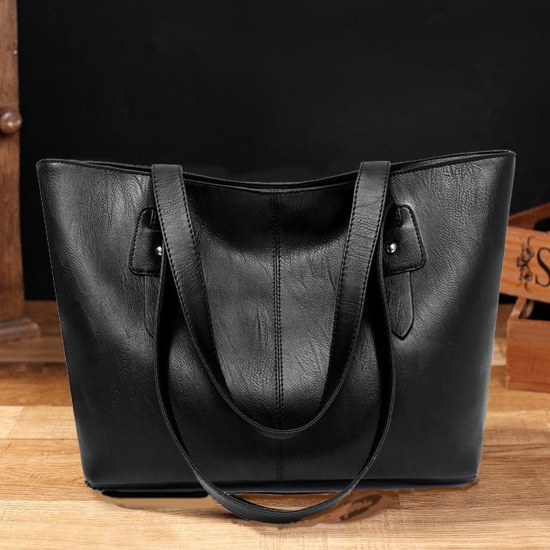 New women's bag fashionable and simple tote bag single shoulder oblique span casual women's bag large-capacity spring women's bag