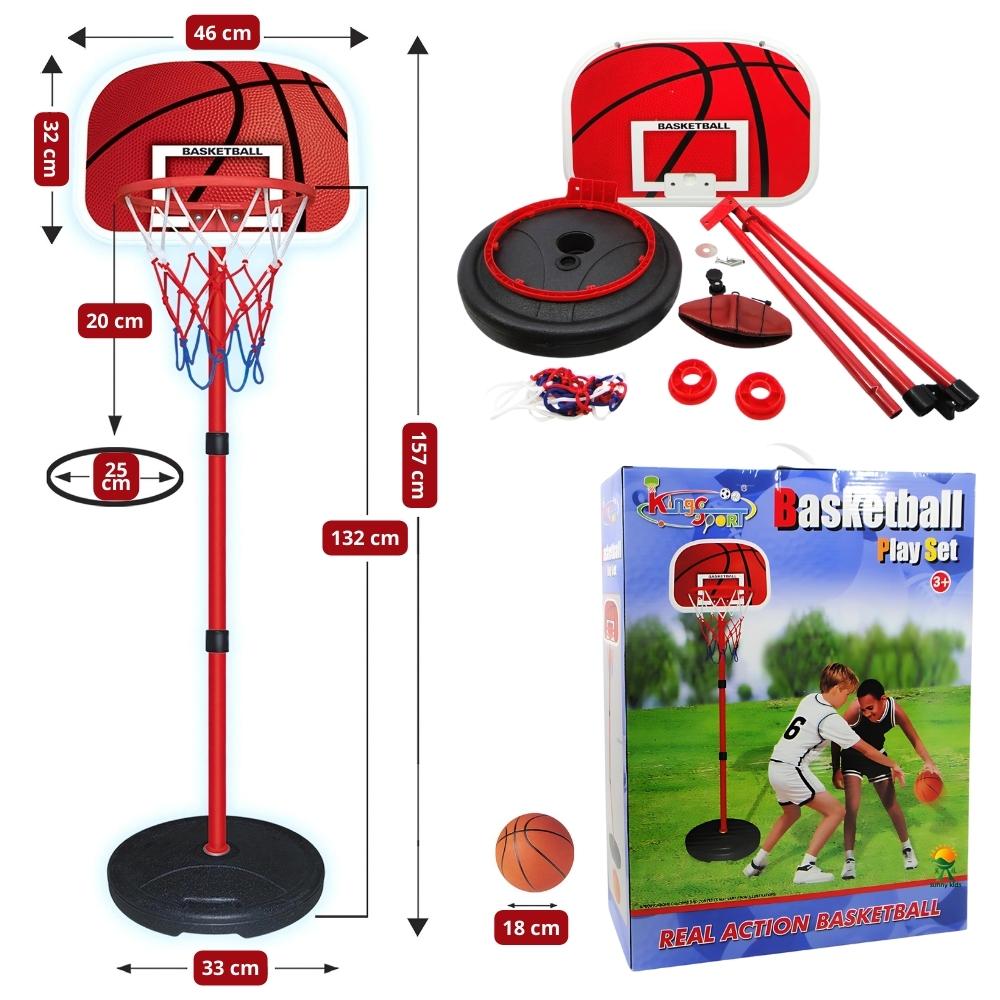 Mini basketball set for children with a portable stand 160 cm