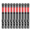 Heavy-duty Electrical Screwdriver Set Durable Impact Screwdriver Bit Set with Magnetic Slotted Heads Corrosion for Slot for Diy