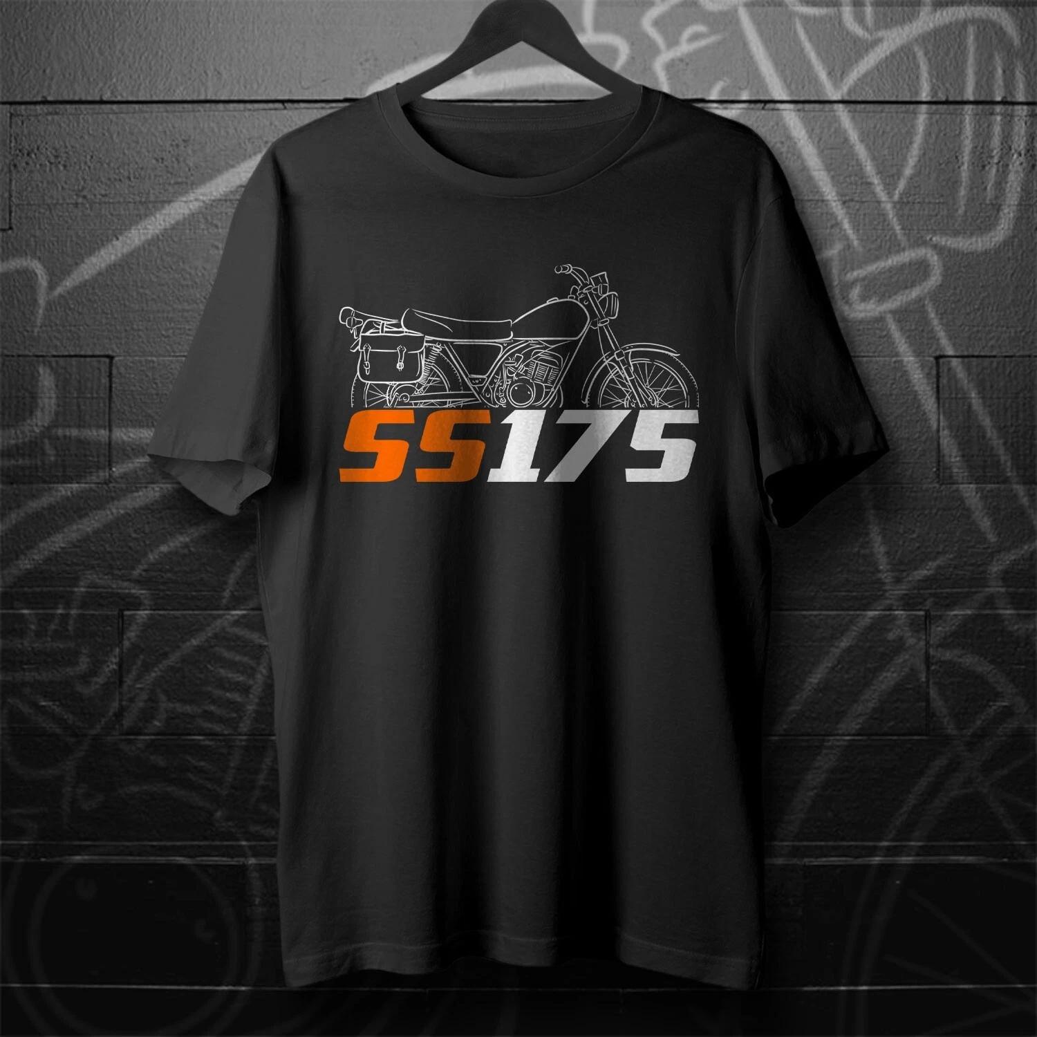 Men s and Women s T-shirts For Harley-Davidson SS 175 1976-1977- Motorcycle XL
