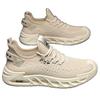 Summer new low-top breathable fish silk mesh lightweight thick-soled dad shoes