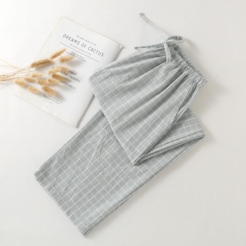 

Женские пижамные брюки Мягкие домашние брюки Свободные повседневные брюки Эластичный пояс Женские домашние брюки S