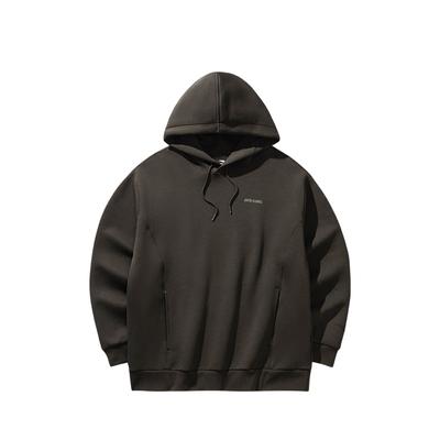 Anta Rahat Geniş Kesim Kapüşonlu Harf Günlük Sade Sweatshirt Erkek sweatshirt 152548710S-3