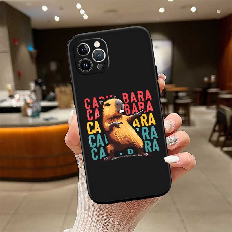 

NH13 Cartoon Capybara Phone Case for Samsung Galaxy A11 A12 A13 A15 A52S A53 A55 A56 A70 A71 A72 A73 F06 F16 F56 S10 Plus S10e Galaxy A52s 5G