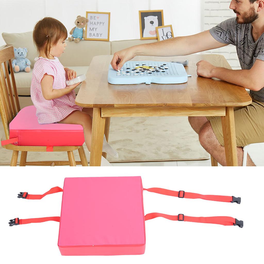 Adjustable Removable Baby Dining Chair Booster Cushion Kids Highchair Seat PadRed