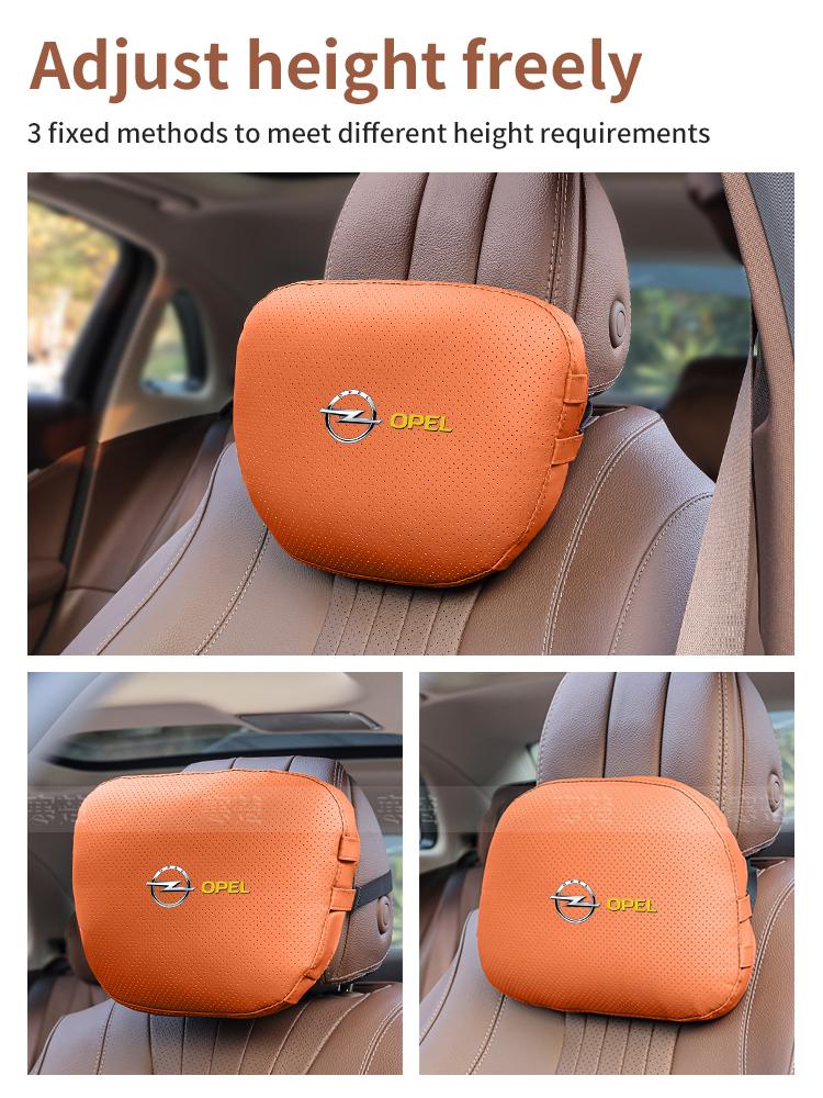 Car Headrest Neck Support Seat Lumbar Cushion Soft Neck Pillow Opel OPCline ASTRA CORSA INSIGNIA MOKKA VECTRA ZAFIRA GTC Tigra