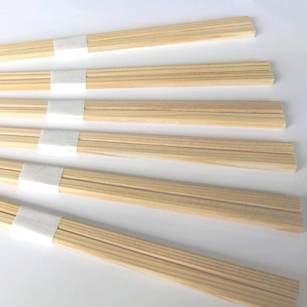 Iwai Sangyo Made in Cedar with White 100 Commercial Use Chopsticks, Japan, Wood, 24cm, Band, Pairs,
