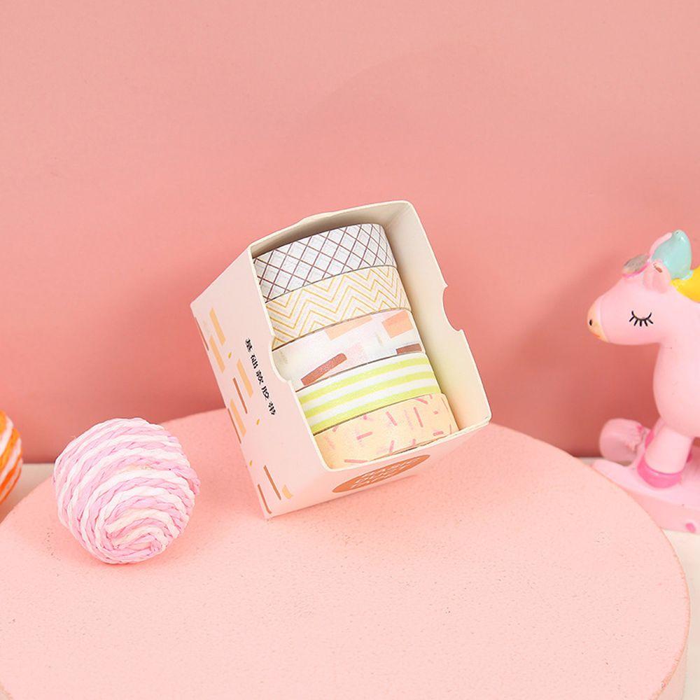 Office Supply Students Stationery Decorative Tape Scrapbooking Adhesive Tape Tape Set Masking Tape