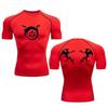 Trendy Sports Fitness Tops Tight Compression Men's Summer Gym Ultra-Light Fitness Fashion Quick-drying Breathable T-shirt Breathable Slim Fit