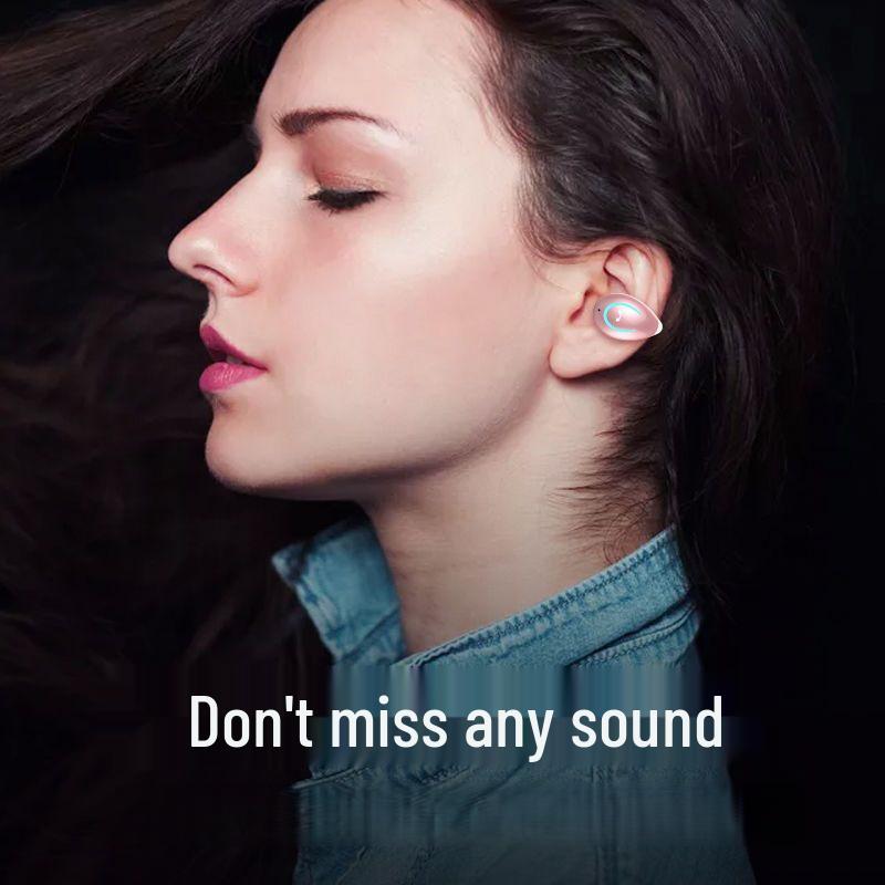 YX08 Clip-on Bluetooth Earphones: Comfortable, High-Quality Sound, Wireless, In-Ear Headphones.