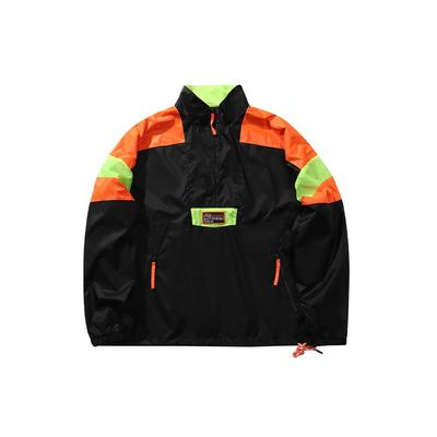Li Ning New York Fashion Week Series Half Zip Pullover Sports Jacket Men Jacket Standard-Black AFDP619-1