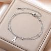 My Shape Women Breast Cancer Awareness Bracelets Stainless Steel Hand Chains Adjustable Chain Safety Blessing Lucky Jewelry Gift