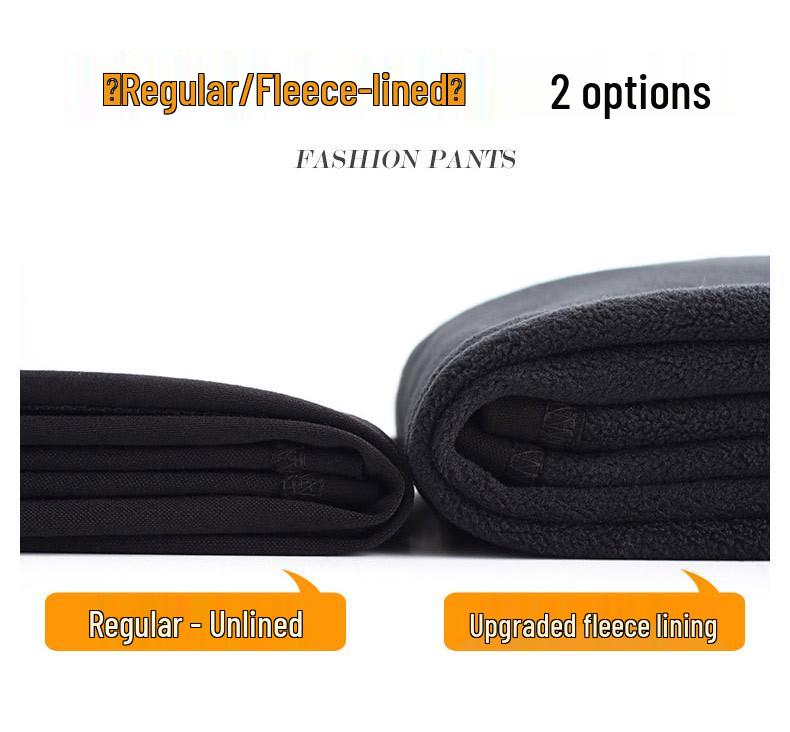 Pantaloni da donna autunno/inverno taglie forti neri in velluto a vita alta snellenti micro svasati