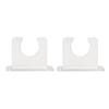 2pcs Baseball Bat Holder for Vertical Display Sturdy Acrylic Bat Hanger Baseball Bat Wall Mount Display Rack