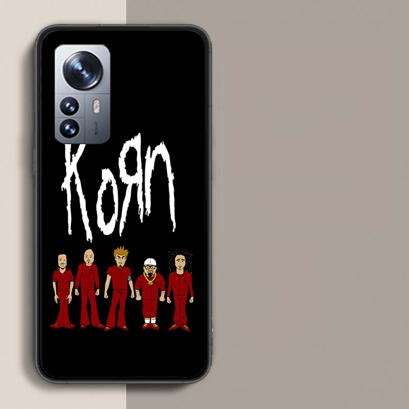 

Чехол для телефона K-Korn Rock Band для Xiaomi 15 Poco X7 X6 F7 14 Ultra Mi F6 F5 F4 F3 X5 X4 X3 M6 Pro M5 M5S M3 Capa Coque Xiaomi Poco X6 Pro