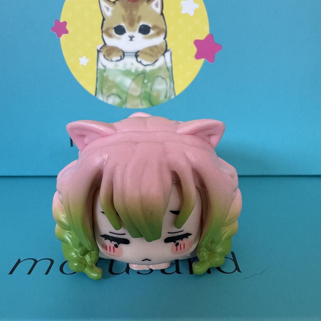 Demon Slayer Lying Cat Ear Tokito Muichiro Blind Box Prank Doll Anime Desk Decor Gifts Action Figure Model Toys