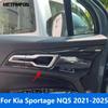 For Kia Sportage NQ5 - 2024 2025 Carbon Fiber ide Door Handle Bowl Panel Cover Trim Interior Accessories Car Styling