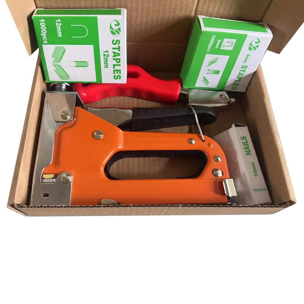 Multi-Function Nail Gun: U-Shaped, Code, Oil Painting, Photo Frame, Woodworking & Decoration - Gas & Manual Options