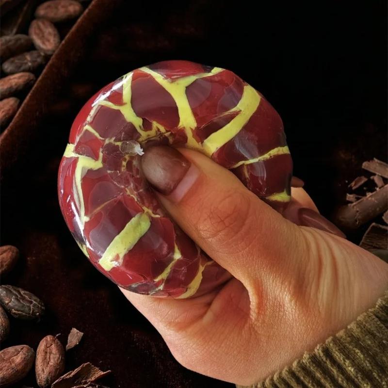 Wachs Haut Langsamer Rückprall Squishy Quetschspielzeug, Sensorischer Fidget Stressball, Angstlinderndes Spielzeug Für Kinder Erwachsene Partygeschenk