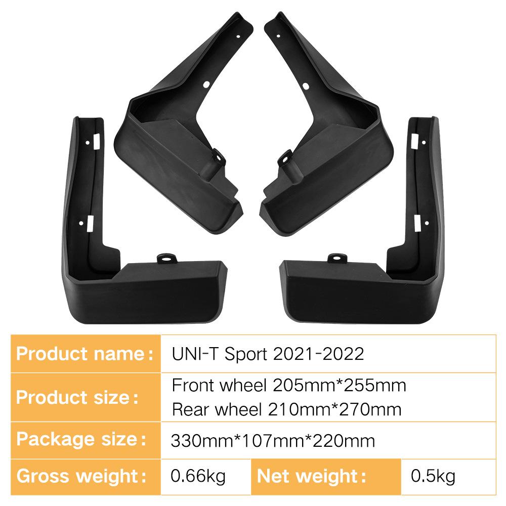 Suitable for Changan attractive force unit UNI-T Sport 2021-2022 car fender leather