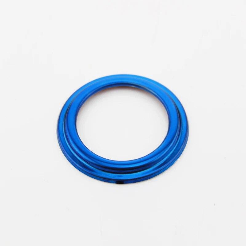 

Для Renault Koleos для Samsung QM6 2017-автомобильный ключ зажигания, декоративное кольцо, переключатель, катушка, наклейка, аксессуары синий