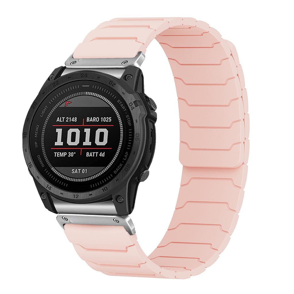 22/26mm Two tone magnetic strap for Garmin Fenix 8 7 7X PRO 6X 3 3hr 6x PRO silicone band for garmin watch smartwatch bracelet