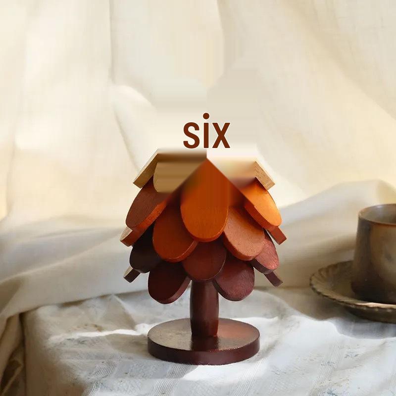 Tree-Themed Heat-Resistant Coaster - Creative Holiday Tea Cup Pad