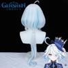 Genshin Impact Focalors Cosplay Wig High-quality Heat Resistant Hair Fiber