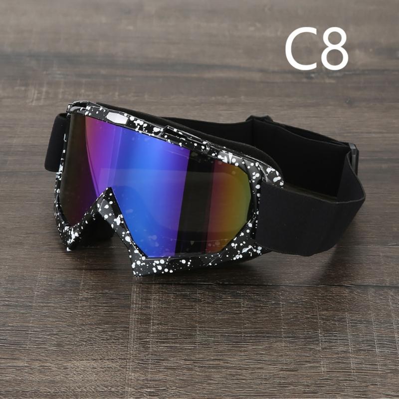 Motorradbrille Dirtbike-Brille Motocross-Brille Winddicht ATV-Brille Staubdicht Kratzfest