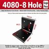 Flat Shape Aluminum Angle Bracket Solid Body Right Angle Bracket  For Workbench Build