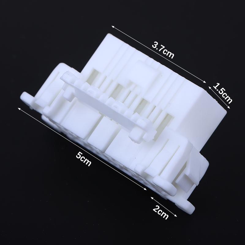 Dj7163-1.8-11/21 16 Pin 179631-1 Car Obd Connector Diagnostic Socket Plug Compatible With Toyota