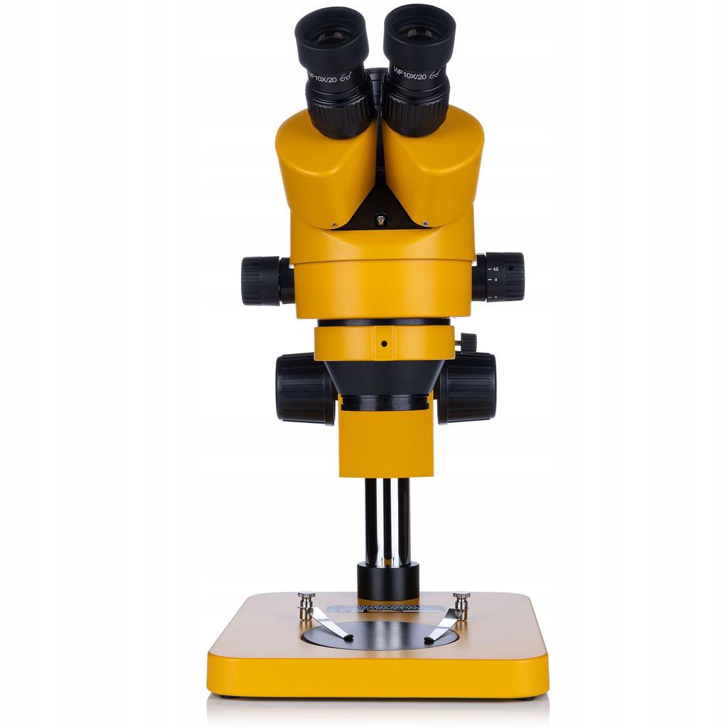 Rosfix Mikroskop Trinokularowy 7–45x Z Kamerą USB 5MP – Zestaw Do Inspekcji Elektroniki | Soczewka Barlow 0.5x | Oświetlacz LED 56x