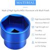 Oil Filter Socket 24mm / 36mm Reversible Fuel Filter Cap Remover and taller Assistant Compatible with 6.0L / 6.4L Ford Powerstroke Diesel