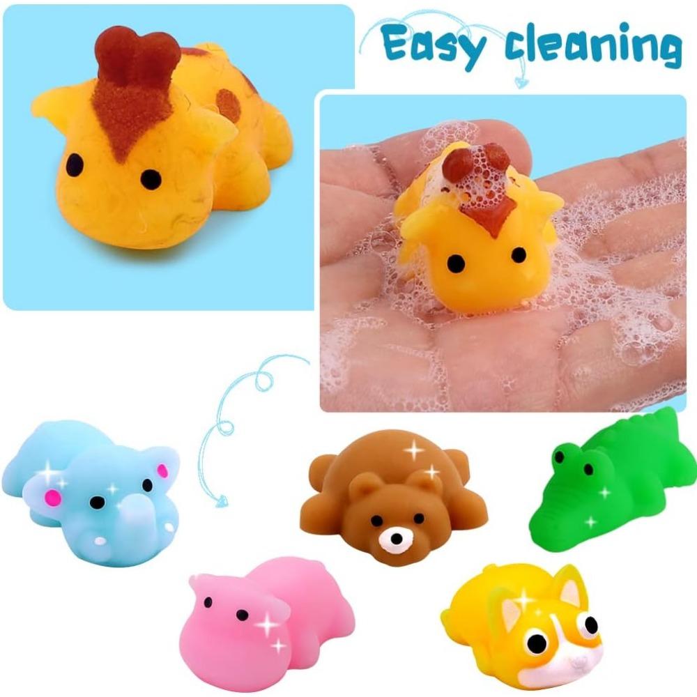 Jucării Mochi Squishy Mini Animale din Junglă Squishies Moi de Strâns Jucării Fidget Kawaii pentru Reducerea Stresului pentru Băieți Fete Favors pentru Petreceri
