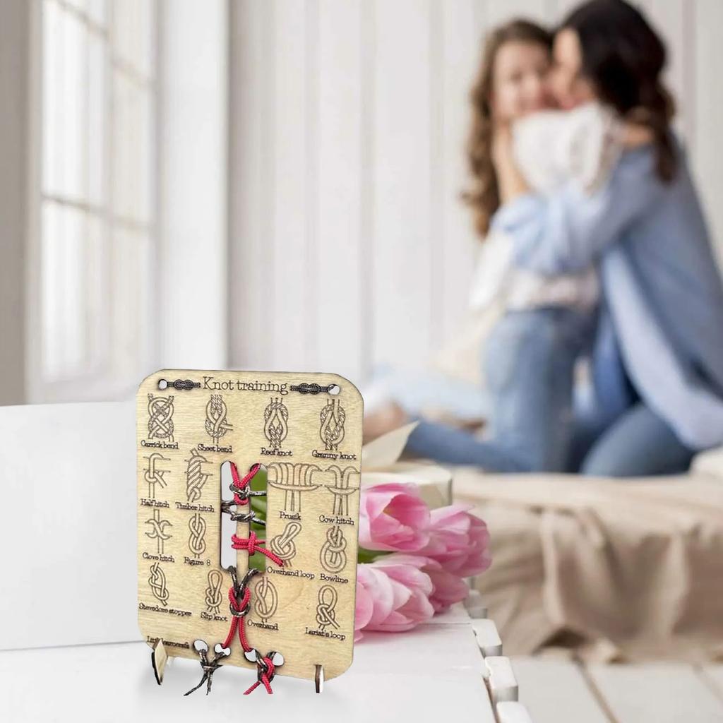 Learning Knotting Training Board Outdoor Enthusiast Gift