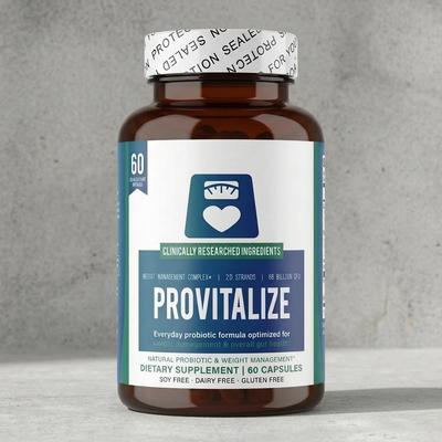 Provitalize Natuurlijk Probioticum & Gewichtsbeheersing Supplement – 60 Capsules (Soja, Zuivel, Glutenvrij)
