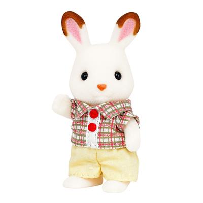 Sylvanian Families Lalka Rodzina Królików Królik Czekoladowy Certyfikat ST Mark Ages Zabawka Domek dla Lalek Sylvanian Families Epoch [Czekoladowy - Chłopiec] U-63 3+ Sp. z o.o.