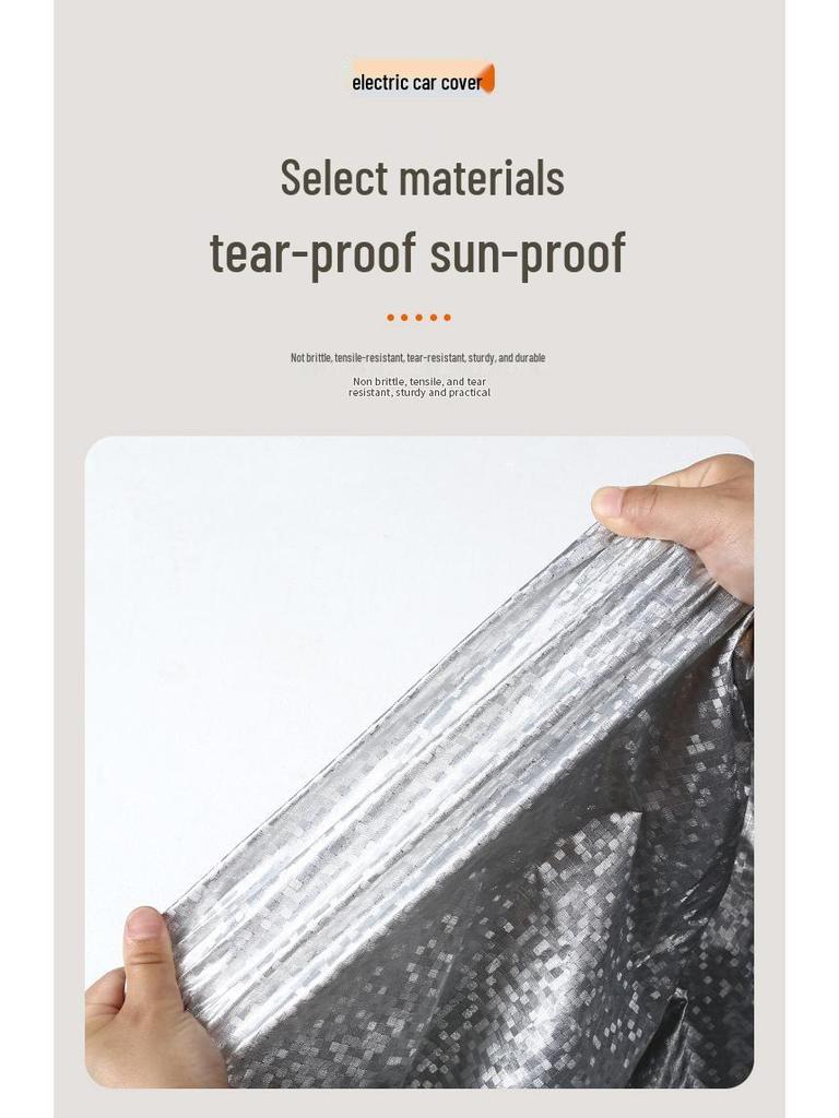 Rainproof Dustproof Electric Vehicle & Motorcycle Cover for Battery and Bicycle Cars - Special Sunscreen Protection