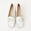 WELLFIT Low Heel Flat Made in 115125100014 [Diana] Shoes, Japan, White, 25.0cm,