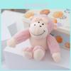 Adorable Plush Monkey Keychain Soft Stuffed Animal Toy For Backpack Or Keys