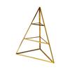3-Tier Pyramid Glass Jewelry Display Stand for Earrings